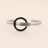 Philippe Audibert Bracelet Ebba Enamel Argente-Noir Best Sale