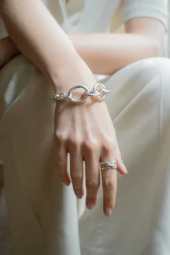 Philippe Audibert Bracelet Emy Argente Best Sale