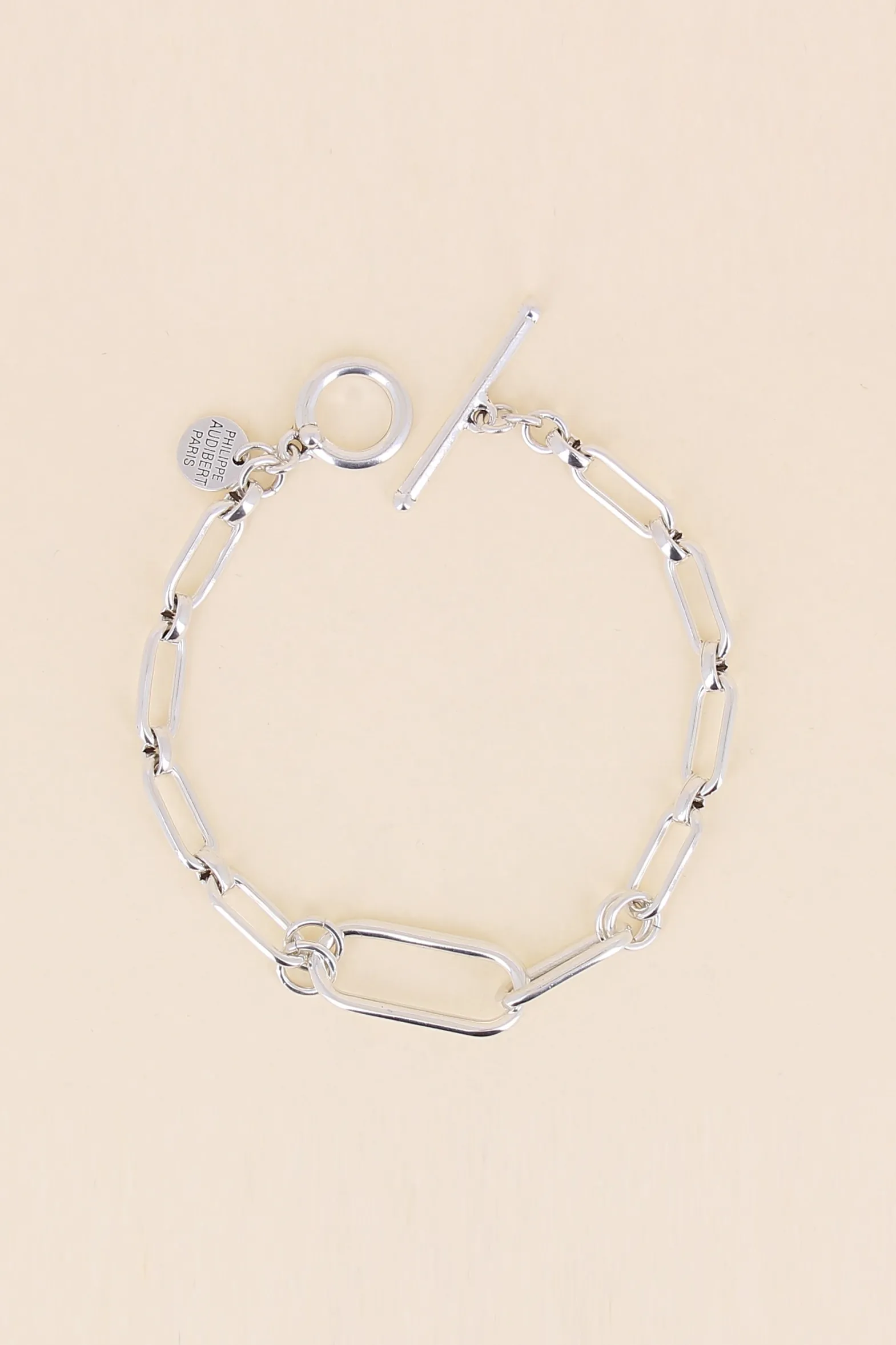 Philippe Audibert Bracelet Ena Double Argente Outlet