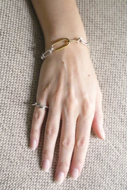 Philippe Audibert Bracelet Ena Double Bicolore Discount