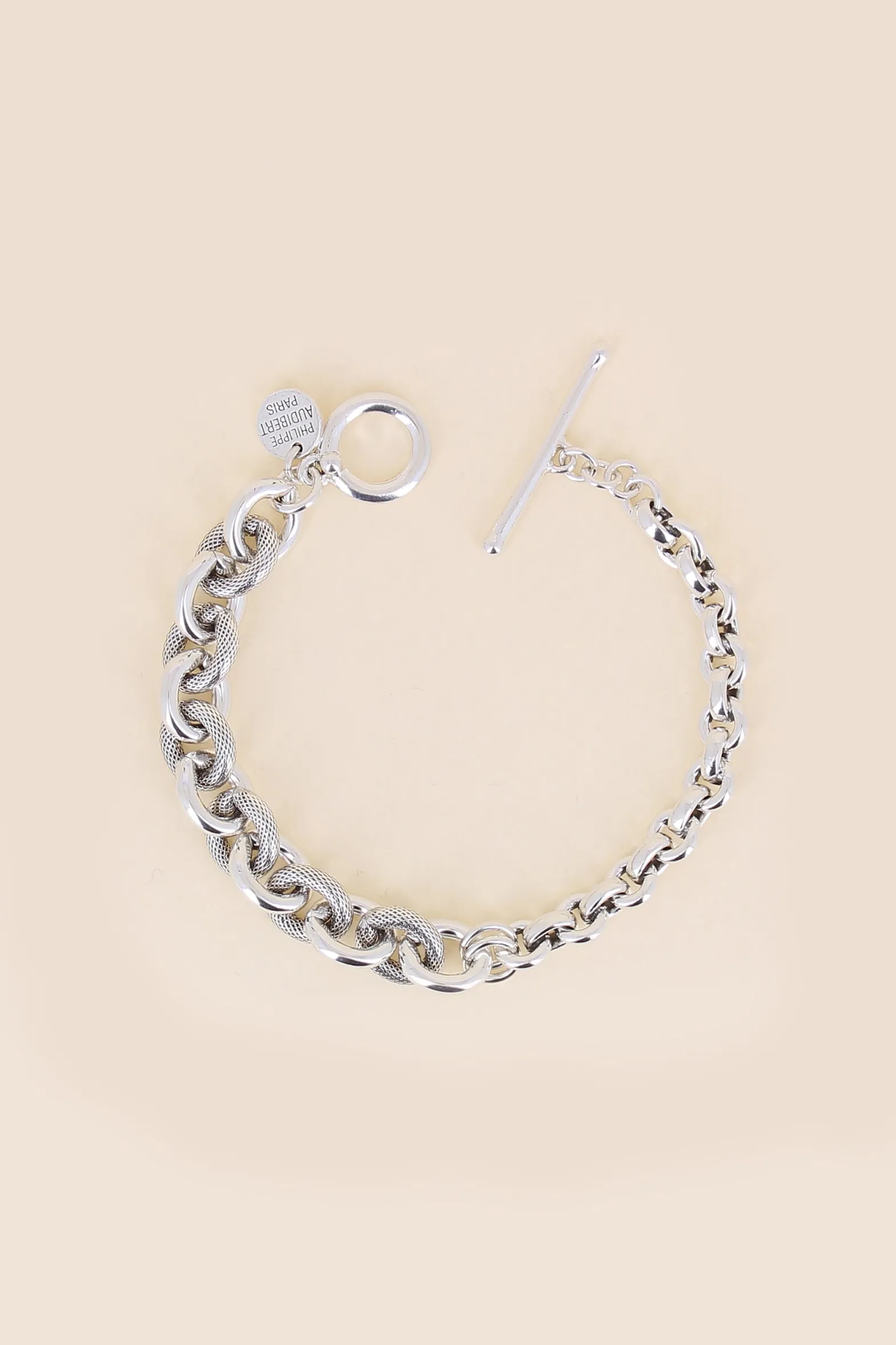 Philippe Audibert Bracelet Franky Argente Fashion