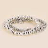 Philippe Audibert Bracelet Perles 3 Rows Cheap