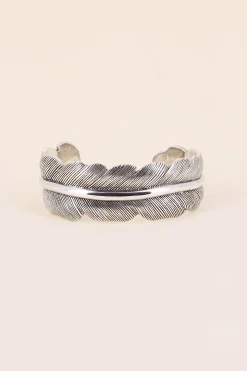 Philippe Audibert Bracelet Plume Argente Hot