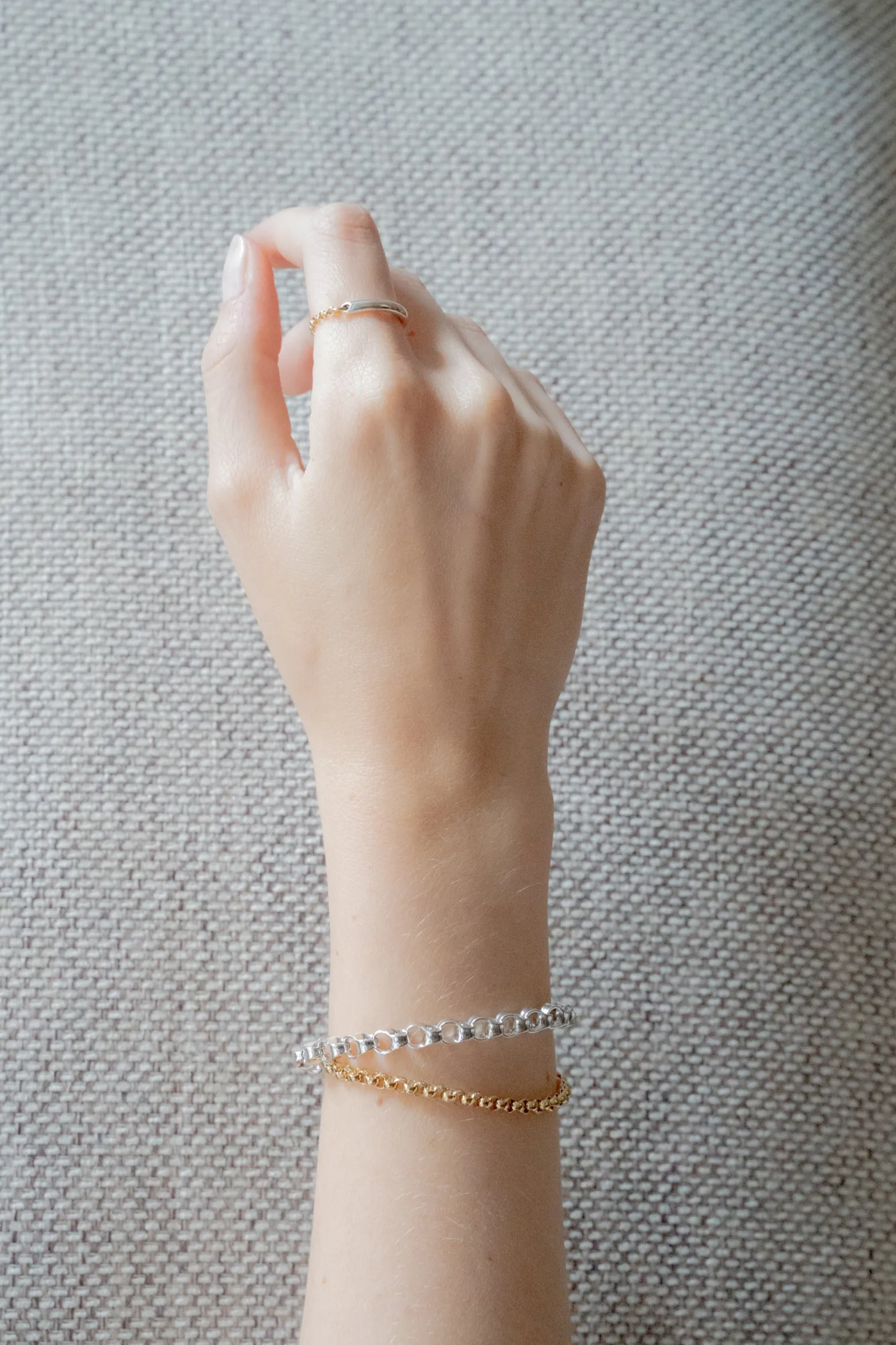 Philippe Audibert Bracelet Virgil Double Bicolore Best Sale