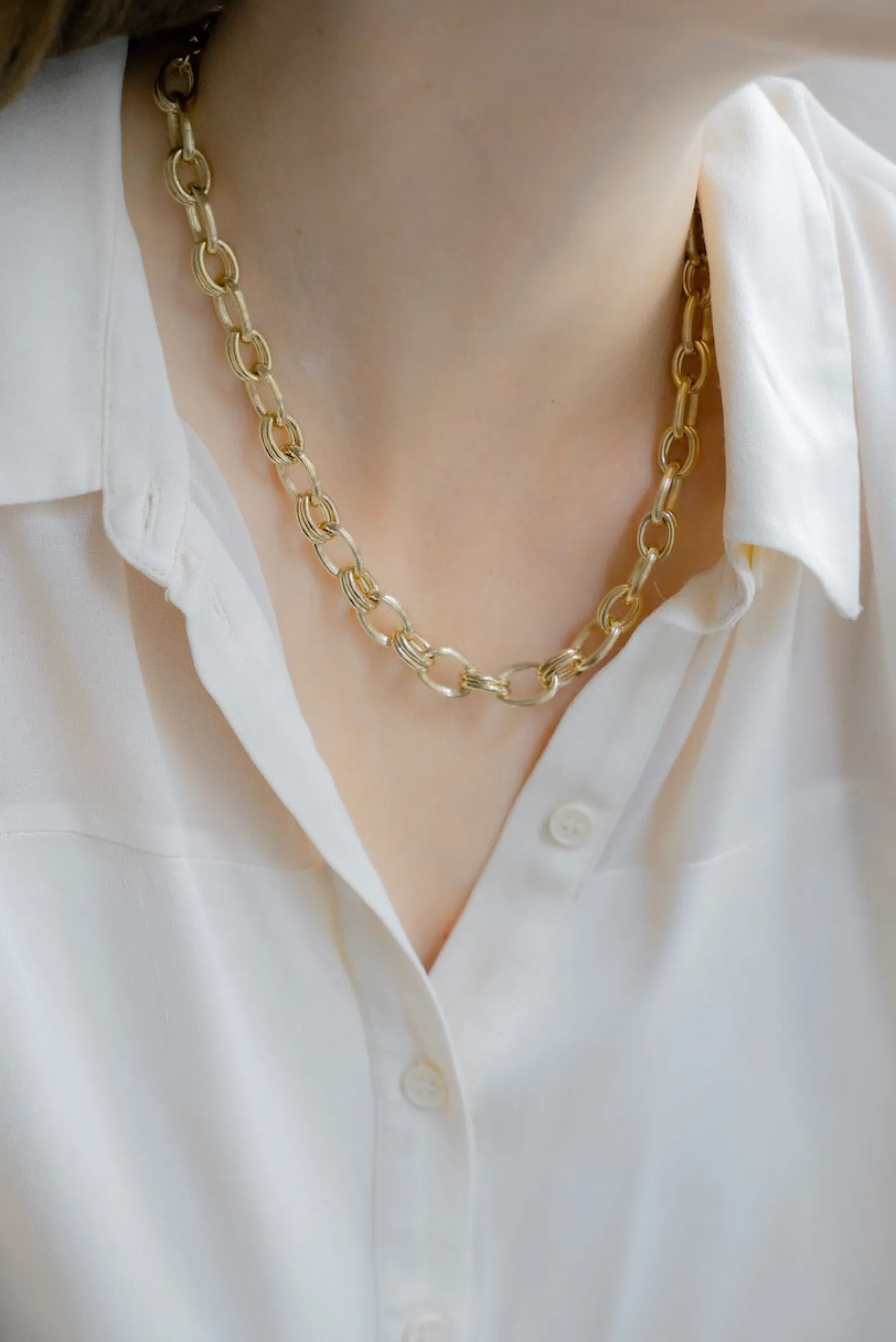 Philippe Audibert Byron Pm Necklace Dore Discount