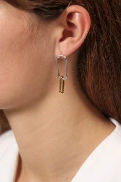 Philippe Audibert Earrings Double Oval Bicolore Online