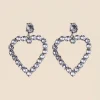 Philippe Audibert Earrings Heart Strass Clearance
