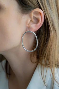 Philippe Audibert Earrings Jenny Xl Argente New