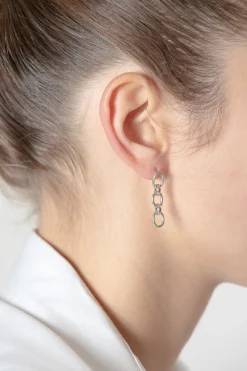 Philippe Audibert Earrings Marcus 3 Argente Hot