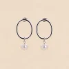 Philippe Audibert Earrings Pia Pearl Argente Cheap
