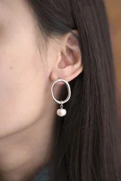 Philippe Audibert Earrings Pia Pearl Argente Flash Sale
