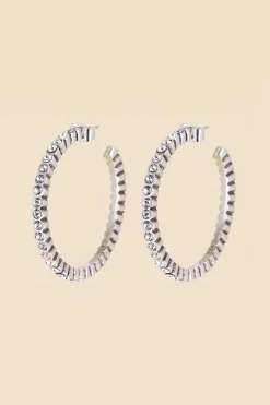 Philippe Audibert Hoop Earrings Strass Outlet