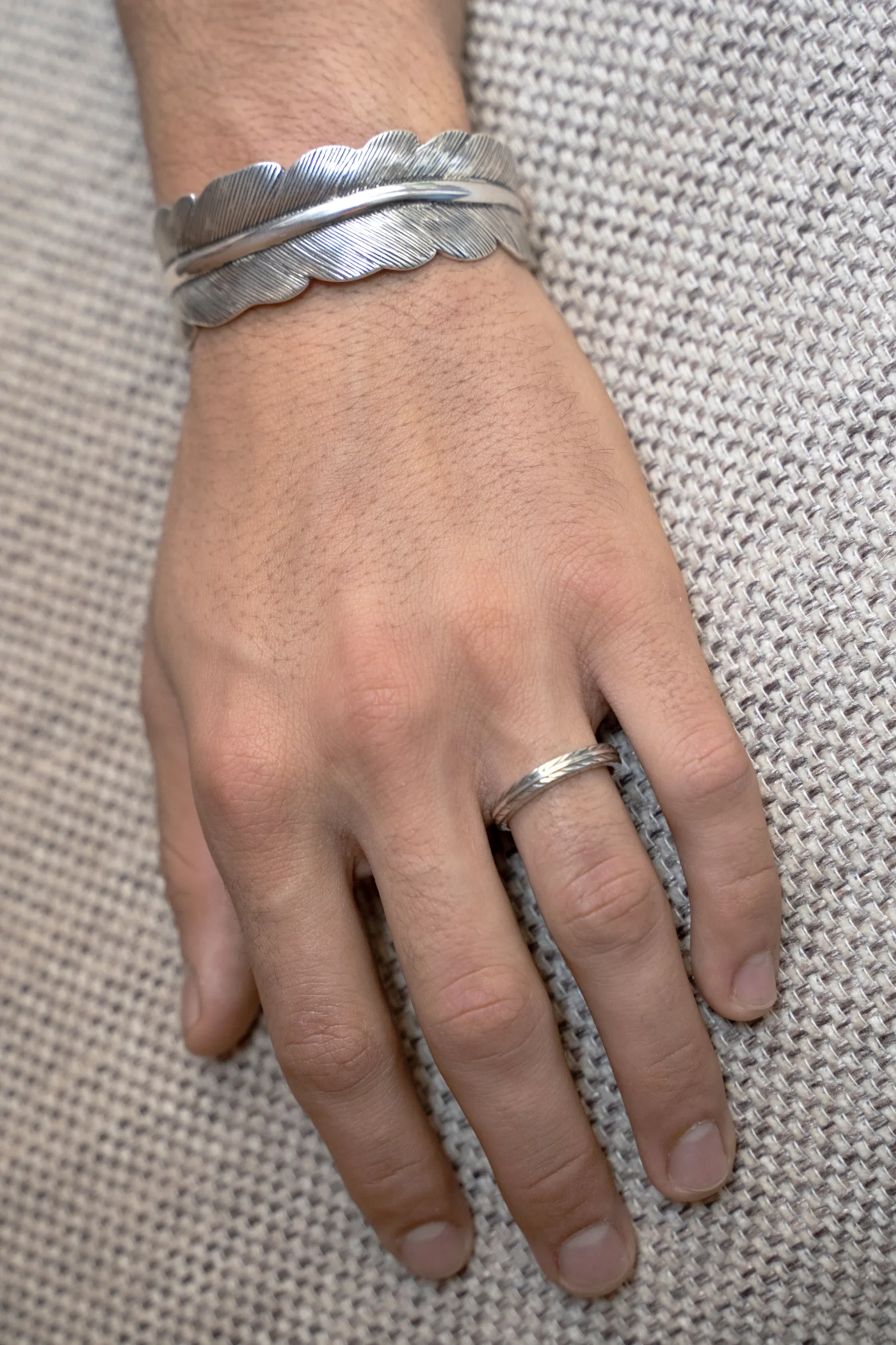 Philippe Audibert Men Ring Ash Discount
