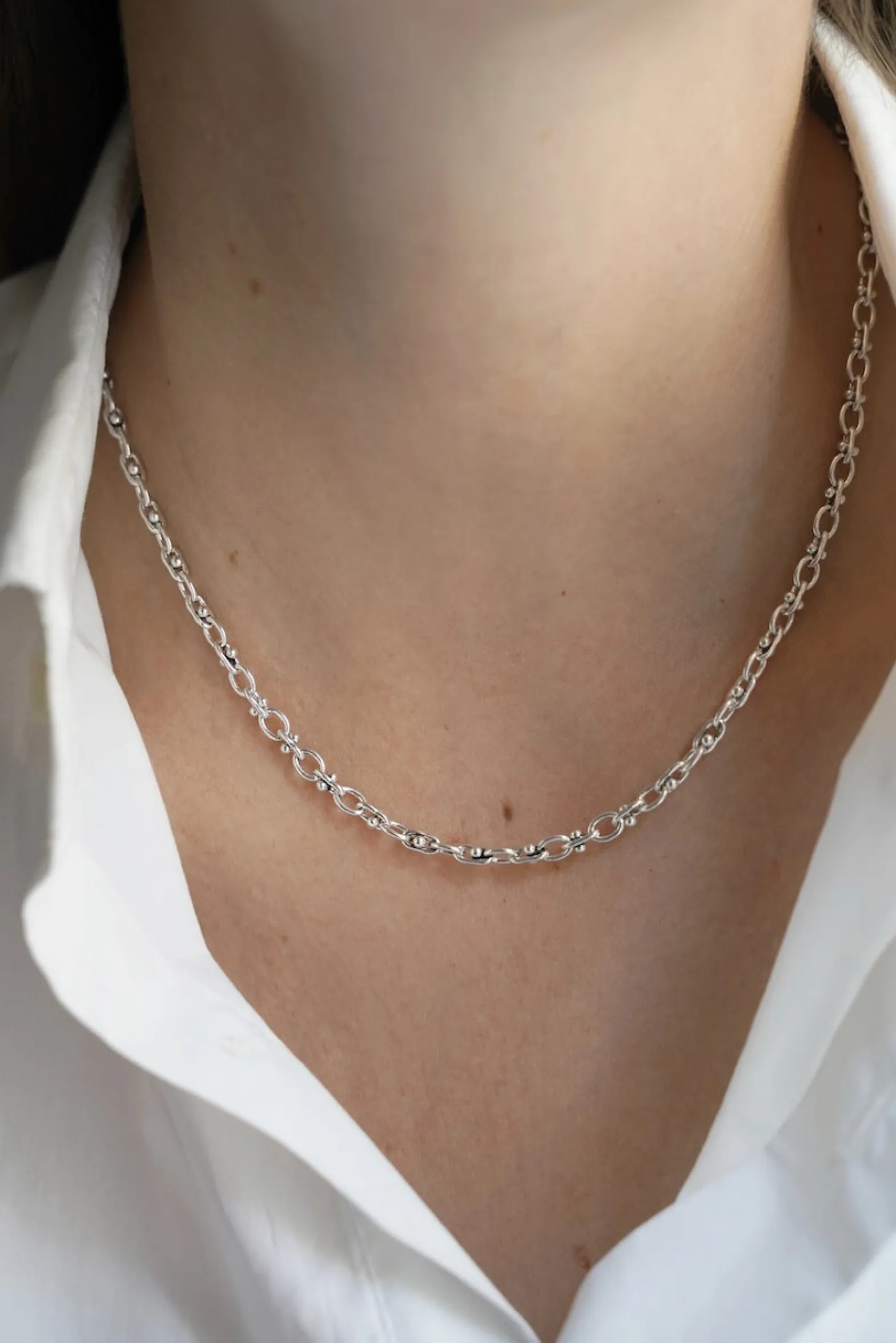 Philippe Audibert Necklace Alba Argente Discount