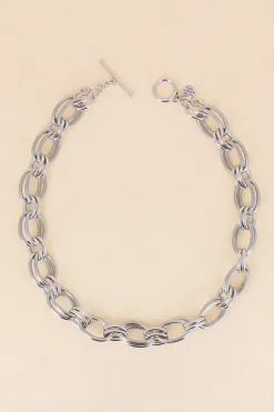 Philippe Audibert Necklace Byron Gm Argente Sale