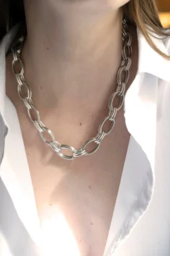 Philippe Audibert Necklace Byron Gm Argente Sale