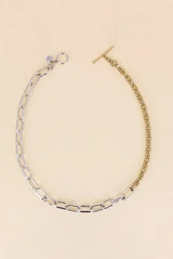 Philippe Audibert Necklace Chain Double Peran Bicolore Sale