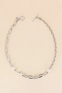 Philippe Audibert Necklace Chain Double Peran Argente Outlet