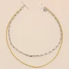 Philippe Audibert Necklace Kristen Mix Bicolore Flash Sale