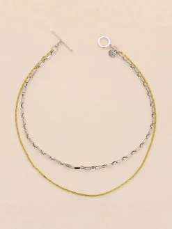 Philippe Audibert Necklace Kristen Mix Bicolore Flash Sale