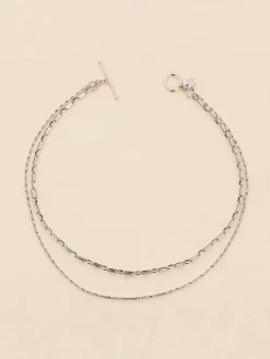 Philippe Audibert Necklace Kristen Mix Argente Flash Sale