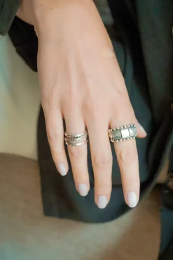 Philippe Audibert Ring Fillan Right Argente Flash Sale