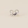 Philippe Audibert Ring Hany Croisee Argente Cheap