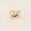 Philippe Audibert Ring Hany Croisee Dore Fashion