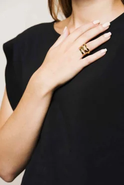 Philippe Audibert Ring Right Large Dore Fashion