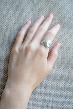 Philippe Audibert Ring Wanda Simple Coeur Gm Argente Sale