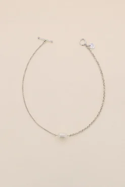 Philippe Audibert Short Necklace Nava Pearl Argente Flash Sale